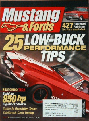 MUSTANG & FORDS 2005 JAN - RESTOMODS, 427 FAIRLANE